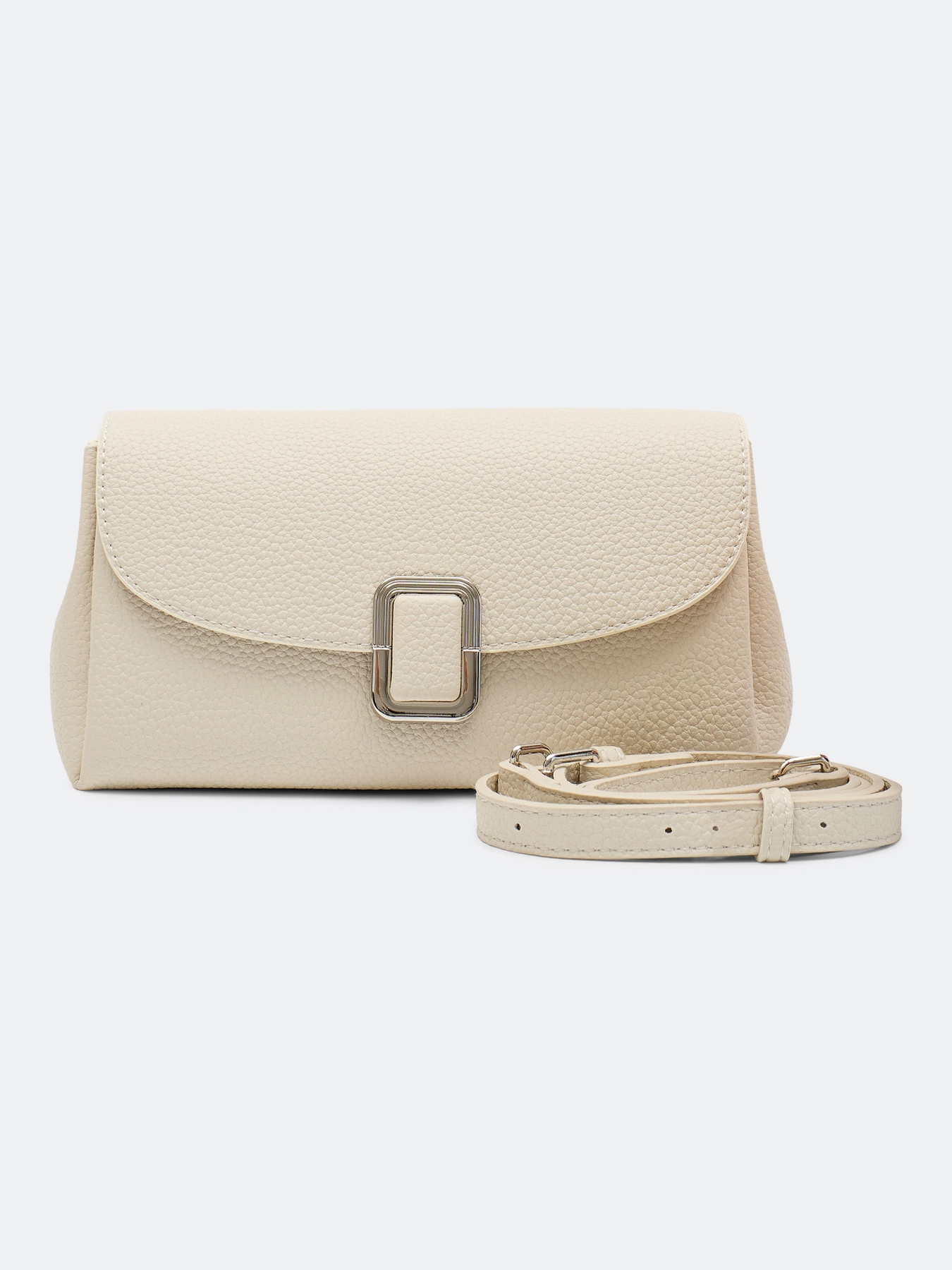 Сумка кроссбоди в молочном оттенке SAVAGE